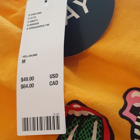 {1} NWT Day The rolling stones Long sleeve tee - Picture 7 of 9